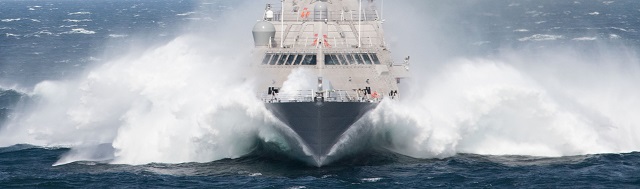 The U.S. Navy accepted delivery of the future USS Milwaukee (LCS 5) during a ceremony at the Marinette Marine Corporation shipyard Oct. 16. Milwaukee is the sixth littoral combat ship to be delivered to the Navy and the third of the Freedom variant to join the fleet.