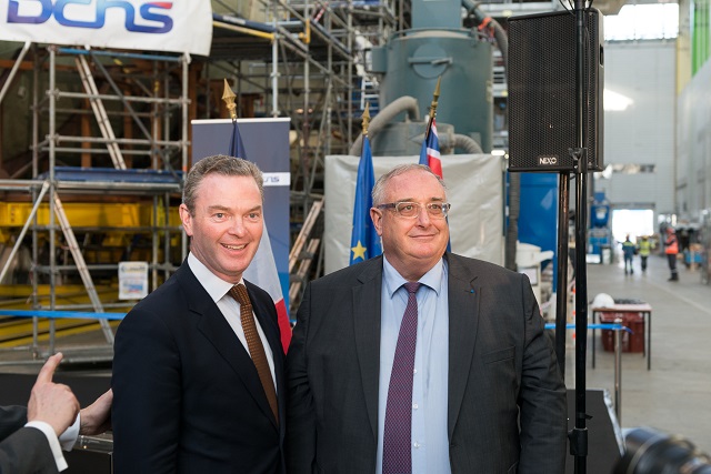 Australia minister DCNS CEO Cherbourg 2