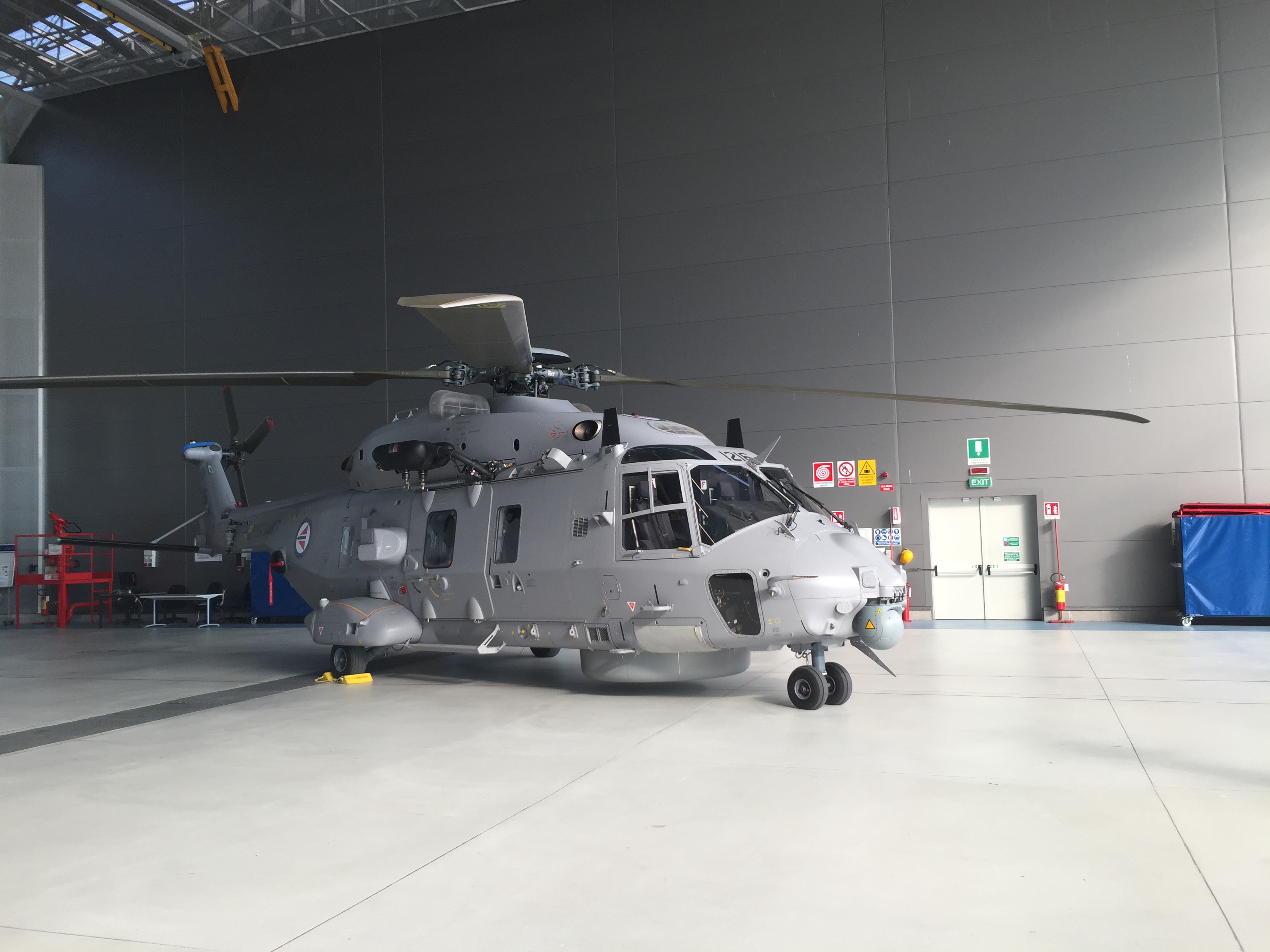 NHI successfully completed the test campaign of the self-protection suite of the Norwegian NH90. The aircraft NH90 NNWN01 prototype was manned by Finmeccanica Helicopter Division flight test team (Test Pilot Roger Mowbray and Flight Test Engineer Fabrizio Santarossa) and supported by a multi-national, multi-disciplined team from several organisations.