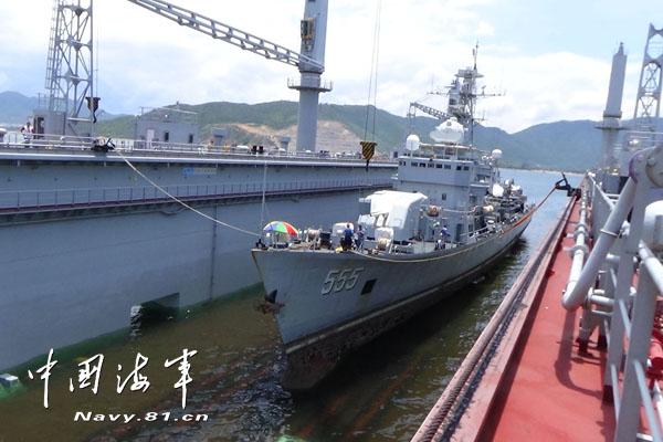 The People's Liberation Army Navy (PLAN or Chinese Navy) launched its first self-propelled floating dock nammed Huachuan I. According to the the official People’s Liberation Army Daily, “The ship’s launch marks a further breakthrough in shifting repairs to our military’s large warships from set spots on the coast to mobility far out at sea.”