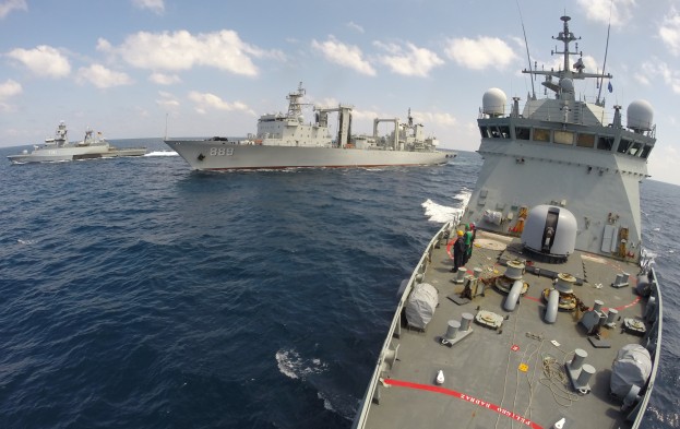 On 27 February, Operation Atalanta and Chinese warships conducted joint training in the Indian Ocean. The training included air operations with the ships’ embarked helicopters.