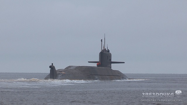 Project 09787 BS 64 Podmoskovye special purpose nuclear powered submarine converted from Project 667BDRM Delta IV class K 64 SSBN 2