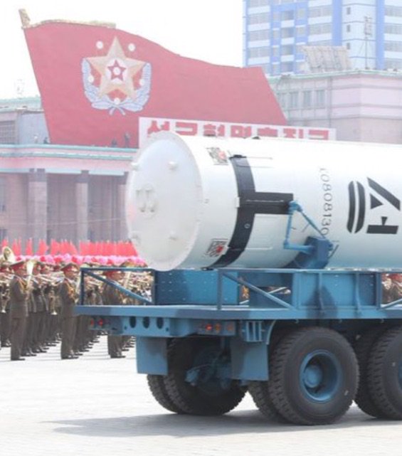 North Korea Displays KN-11 SLBM for the First Time During Military Parade in Pyongyang