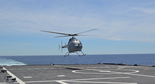 MQ-8C Fire Scout Completes Successful First Flight from a Littoral Combat Ship