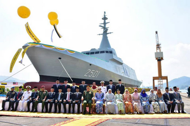 Boustead & Royal Malaysian Navy Hold Keel Laying Ceremony for 3rd Gowind Frigate LCS - SGPV