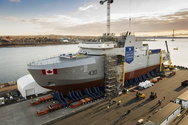 First Arctic and Offshore Patrol Ship RCN Irving Canada AOPS