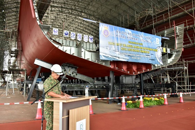 Keel Laying 3rd Gowind LCS SGPV Malaysia TLDM 1