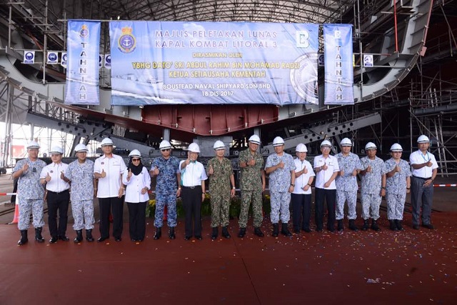 Keel Laying 3rd Gowind LCS SGPV Malaysia TLDM 2