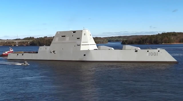 USS Michael Monsoor DDG 1001 sea trials BIW