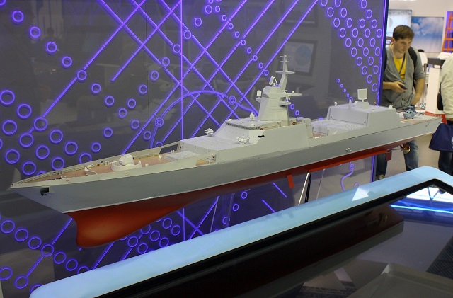 Upgraded project 22350 frigate Russia IMDS 2017