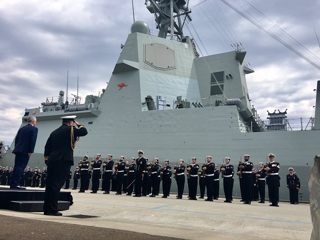 AWD Hobart Destroyer commissioning RAN