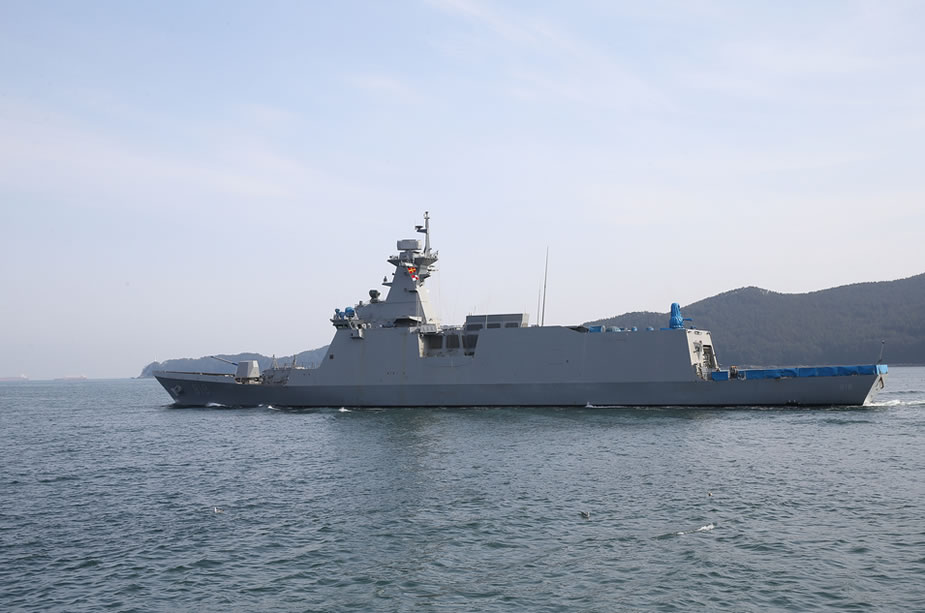 First Daegu class FFX II Frigate delivered to ROK Navy 2