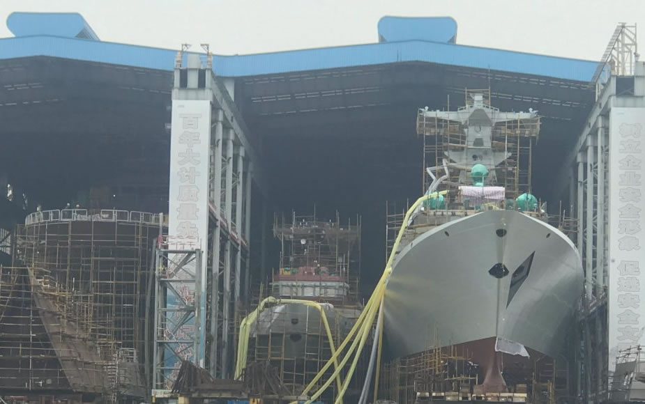 China Launched the 30th and last Type 054A Frigate for the PLAN