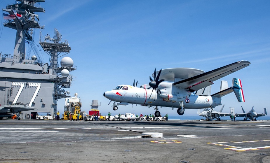 USS George H.W. Bush Conducts Flight Ops With French Navy 2