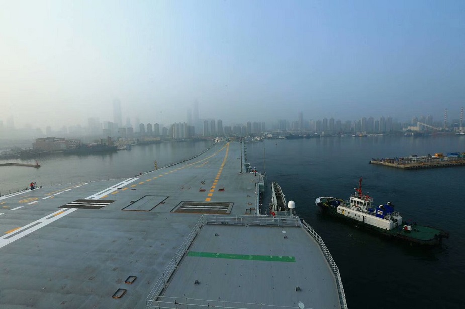 Video Chinas First Home Built Aircraft Carrier Type 001 Started Sea Trials 2