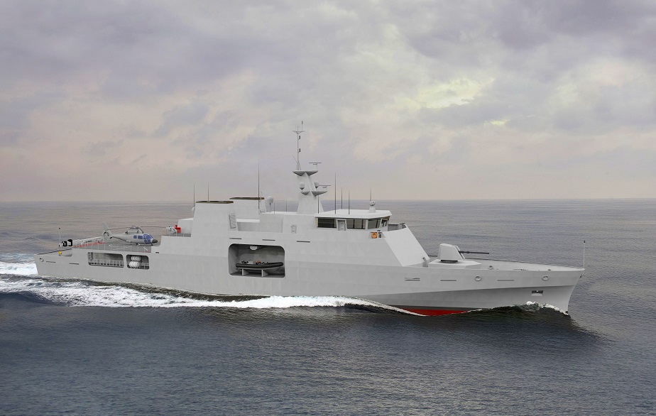 Modern Multi Role Offshore Patrol Vessel by Babcock 