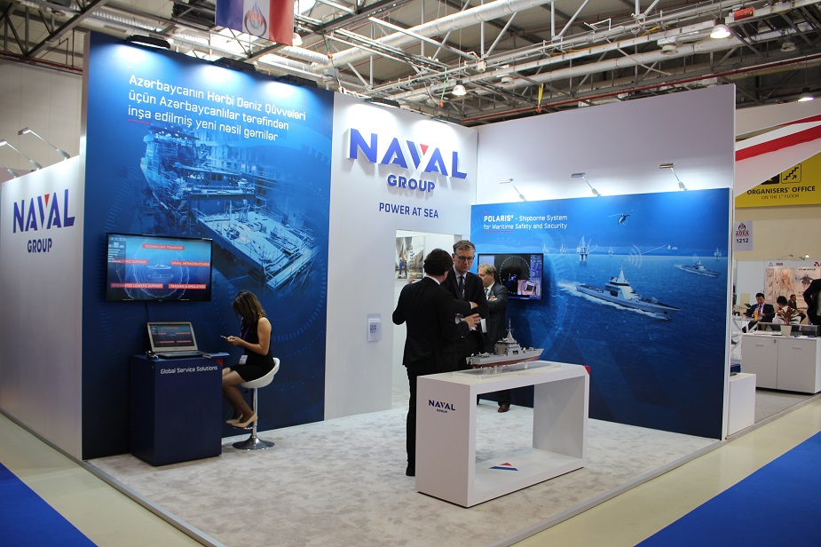 Naval Group showcases its multi missions Offshore Patrol Vessel 90 at ADEX 2018 in Baku
