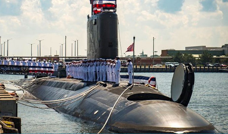 SSN 790 South Dakota stealth submarine delivered to US Navy