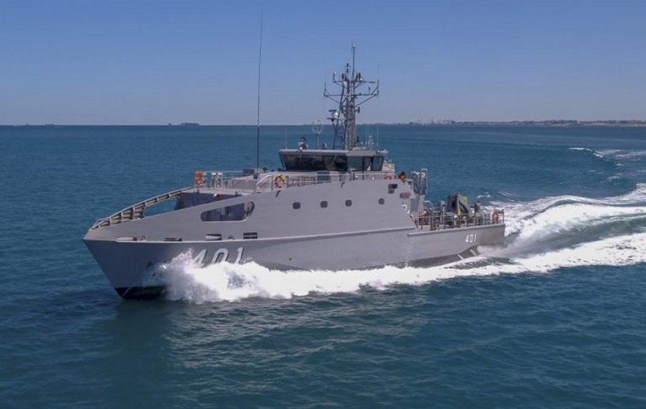 Papua New Guinea commissioned Austal built HMPNGS Ted Diro