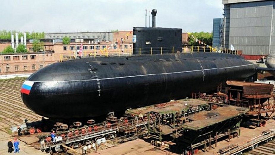 The Krasnodar submarine ready for its first sea trials