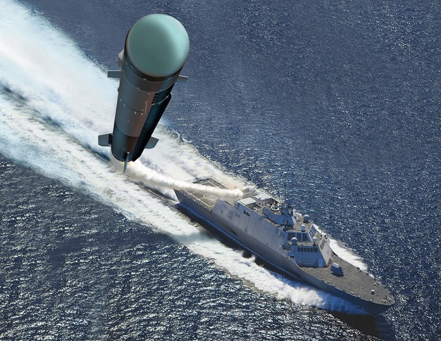 JAGM could be integrated to support maritime missions upon depletion of the LONGBOW missile inventory that is currently being integrated onto the Littoral Combat Ship. Picture: Lockheed Martin
