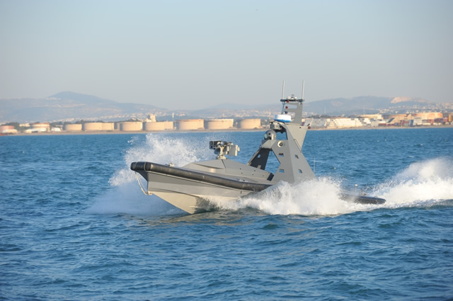 Rafael Advanced Defense Systems Ltd. designer, developer, manufacturer and supplier of a wide range of high-tech defense systems for air, land, sea and space applications will display for the first time its new generation "PROTECTOR" – Unmanned Surface Vehicle (USV) at Euronaval 2012.