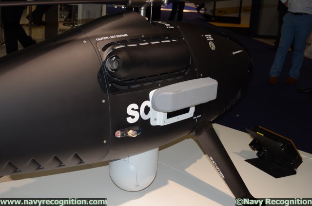 At Euronaval 2014, Austrian company Schiebel came in Paris to present an upgraded variant of its well-known Camcopter S-100 Unmanned Aerial System. For the occasion, Schiebel chose to integrate the Selex ES SAGE advanced digital Electronic Support Measures system on its drone. 