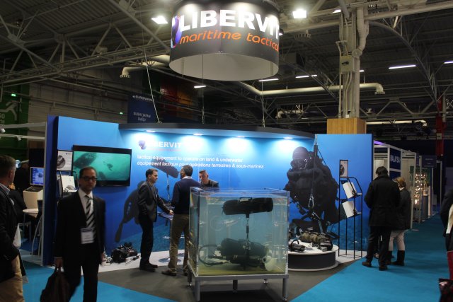 The French company Libervit showcases its underwater hydraulic cutter solutions at Euronaval 2016 