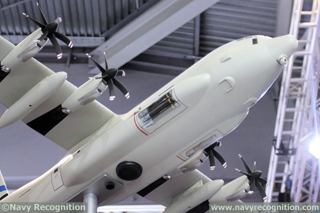 Detailed view: Up to 3 torpedo may be fitted in a conformal sponson. The SC-130J is fitted with an underbelly radar and EO/IR sensor under the nose. 