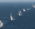 Aerial view of the international fleet review
| S.Dzioba © Marine Nationale
